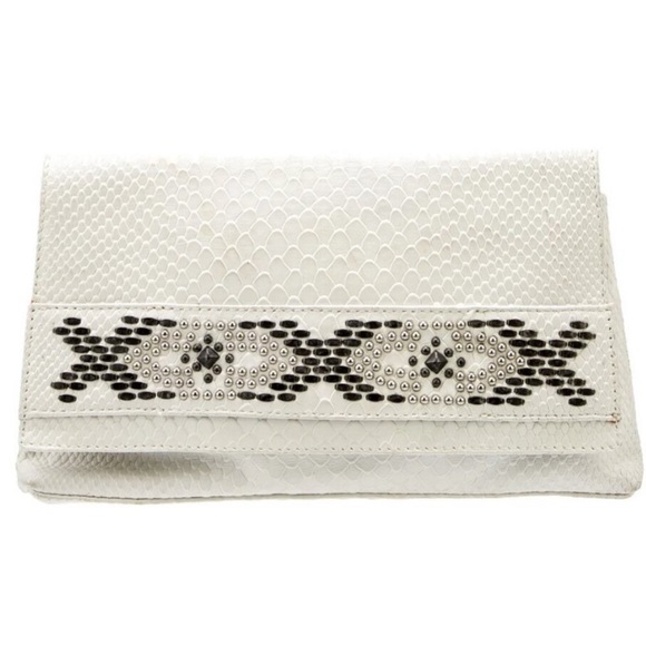 Calleen Cordero Studded Leather Clutch - Picture 2 of 11